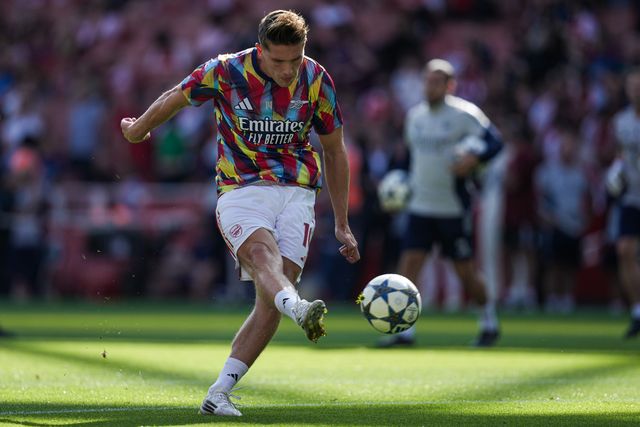 Viktor Gyokeres of Arsenal during the Pre-season friendly match Arsenal vs Athletic Bilbao at Emirates Stadium, London, United Kingdom, 9th August 2025

(Photo by Harvey Murphy/News Images)