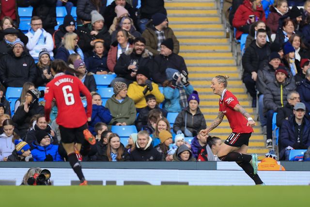 The FA Women's Super League Manchester City Women v Manchester United Women