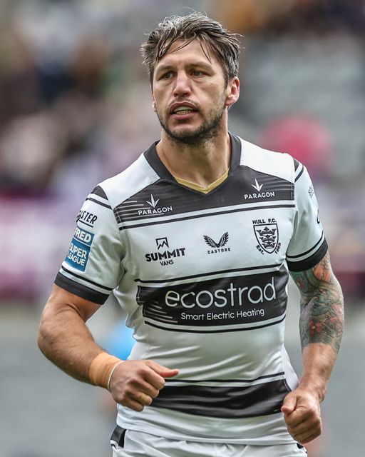 Tom Briscoe of Hull FC during the Betfred Magic Weekend 2025 match Huddersfield Giants vs Hull FC at St. James's Park, Newcastle, United Kingdom, 4th May 2025

(Photo by Mark Cosgrove/News Images)