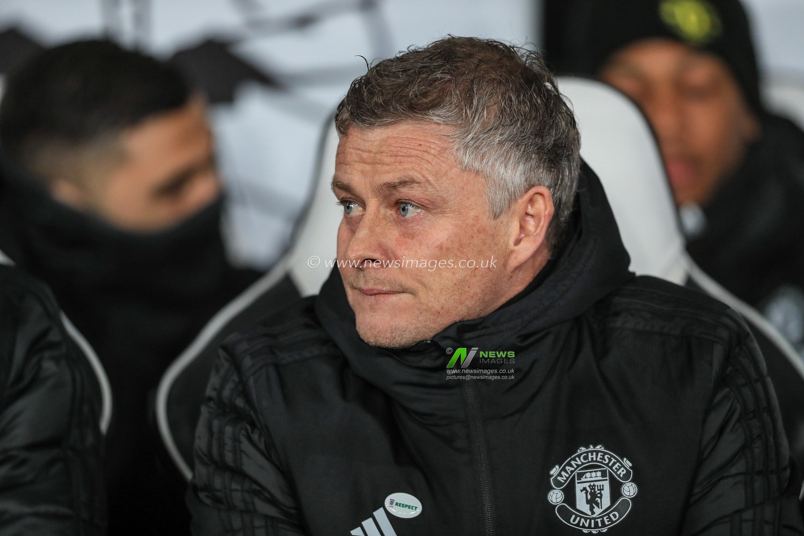 5th March 2020, Pride Park Stadium, Derby, England; Emirates FA Cup 5th Round, Derby County v Manchester United : Ole Gunnar SolskjÃ¦r manager of Manchester United on the bench before kick-off