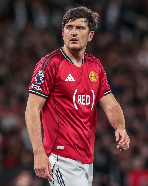 Harry Maguire of Manchester United during the Premier League match Manchester United vs Brentford at Old Trafford, Manchester, United Kingdom on 27 April 2026

(Photo by Mark Cosgrove/News Images)