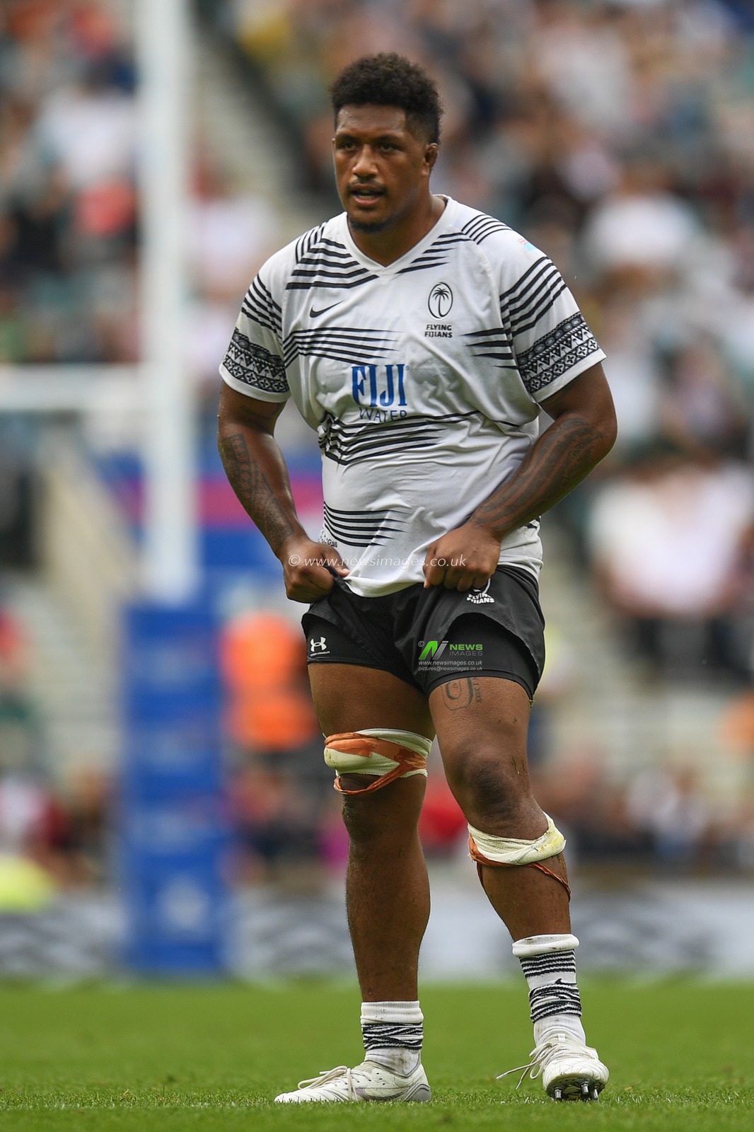 Te Ahiwaru Cirikidveta of Fiji during the 2023 Summer Series match England vs Fiji at Twickenham Stadium, Twickenham, United Kingdom, 26th August 2023

(Photo by Mike Jones/News Images)