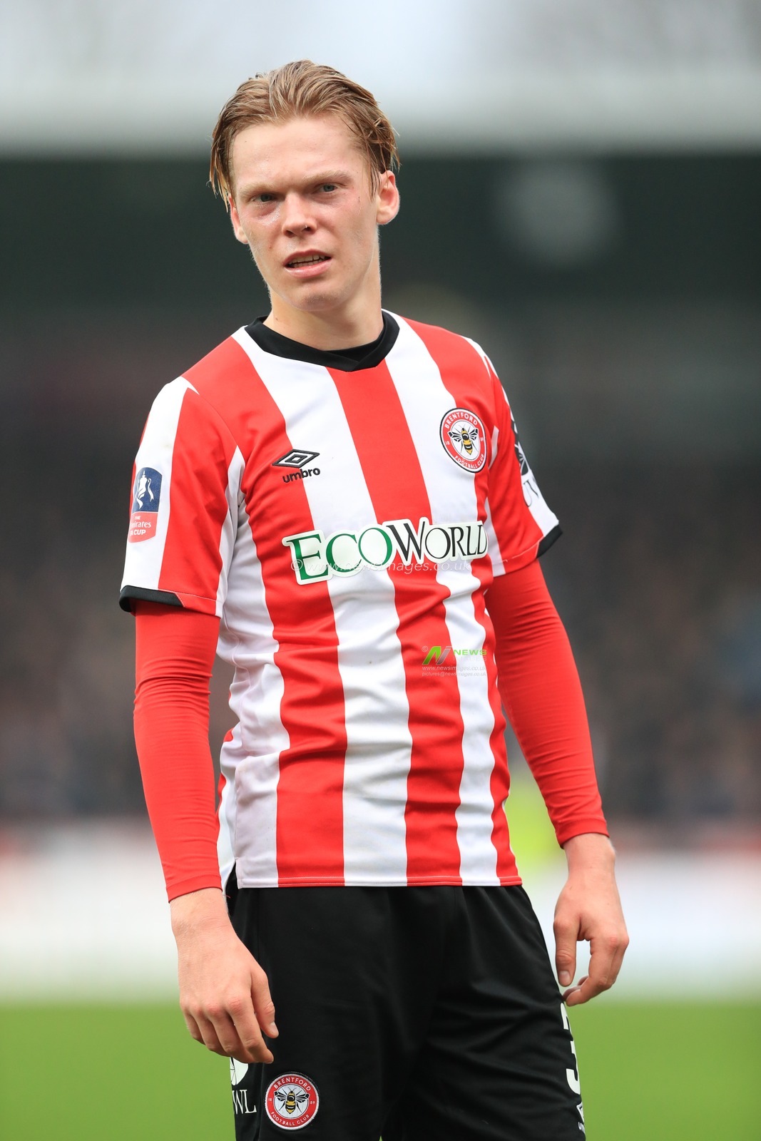 25th January 2020, Griffin Park, London, England; Emirates FA Cup, Brentford v Leicester City : Jan Zamburek (31) of Brentford