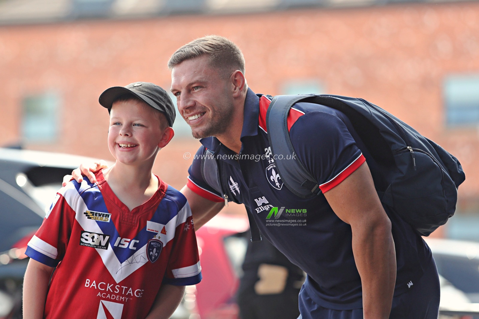 Matty Russell of Wakefield Trinity before the Betfred Super League Round 14 match Wakefield Trinity vs Leigh Leopards at DIY Kitchens Stadium, Wakefield, United Kingdom, 15th June 2025

(Photo by Sam Eaden/News Images)
