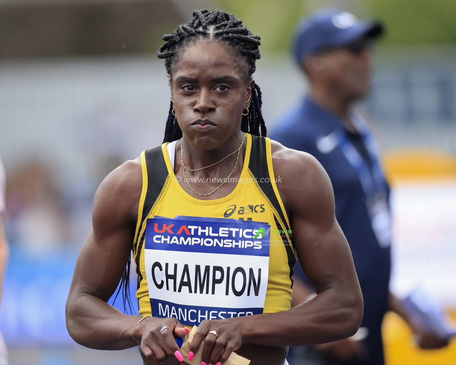 Victoria Ohuruogu after winning the womenâ€™s 400m during the UK Athletics Championships at Manchester Regional Arena, Manchester, United Kingdom, 9th July 2023

(Photo by Conor Molloy/News Images)