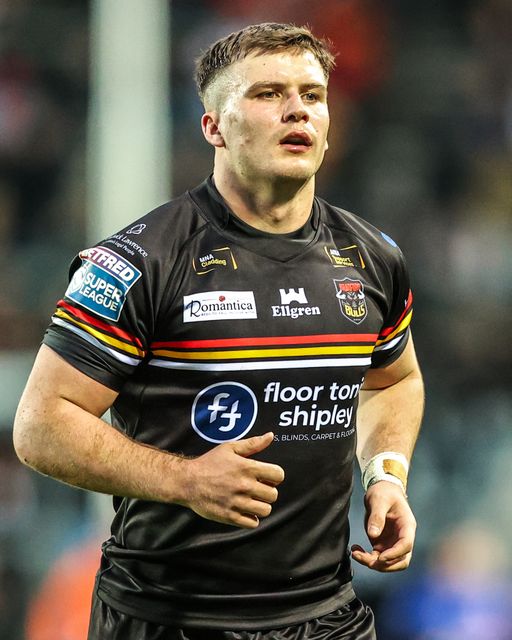Connor Wynne of Bradford Bulls during the Betfred Super League round 4 match St Helens vs Bradford Bulls at The BrewDog Stadium, St Helens, United Kingdom on 07 March 2026

(Photo by Alfie Cosgrove/News Images)