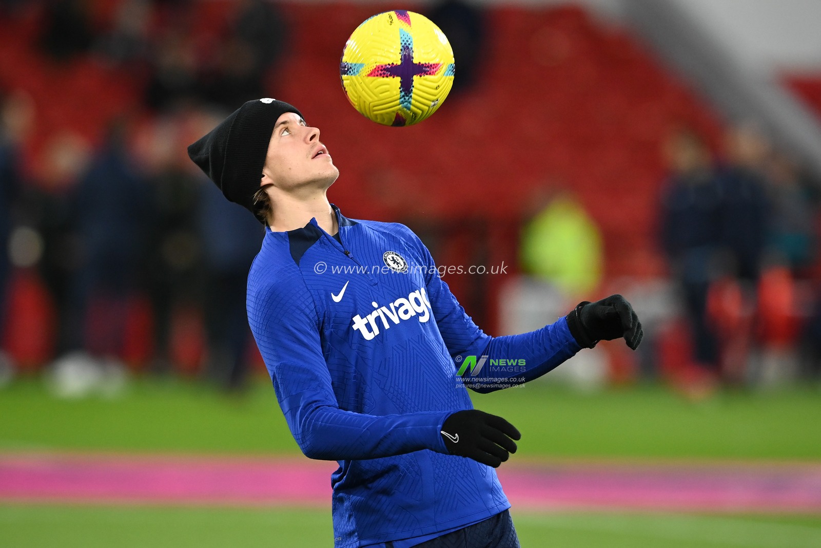 Conor Gallagher #23 of Chelsea warmâ€™s up before the Premier League match Nottingham Forest vs Chelsea at City Ground, Nottingham, United Kingdom, 1st January 2023

(Photo by Craig Thomas/News Images)