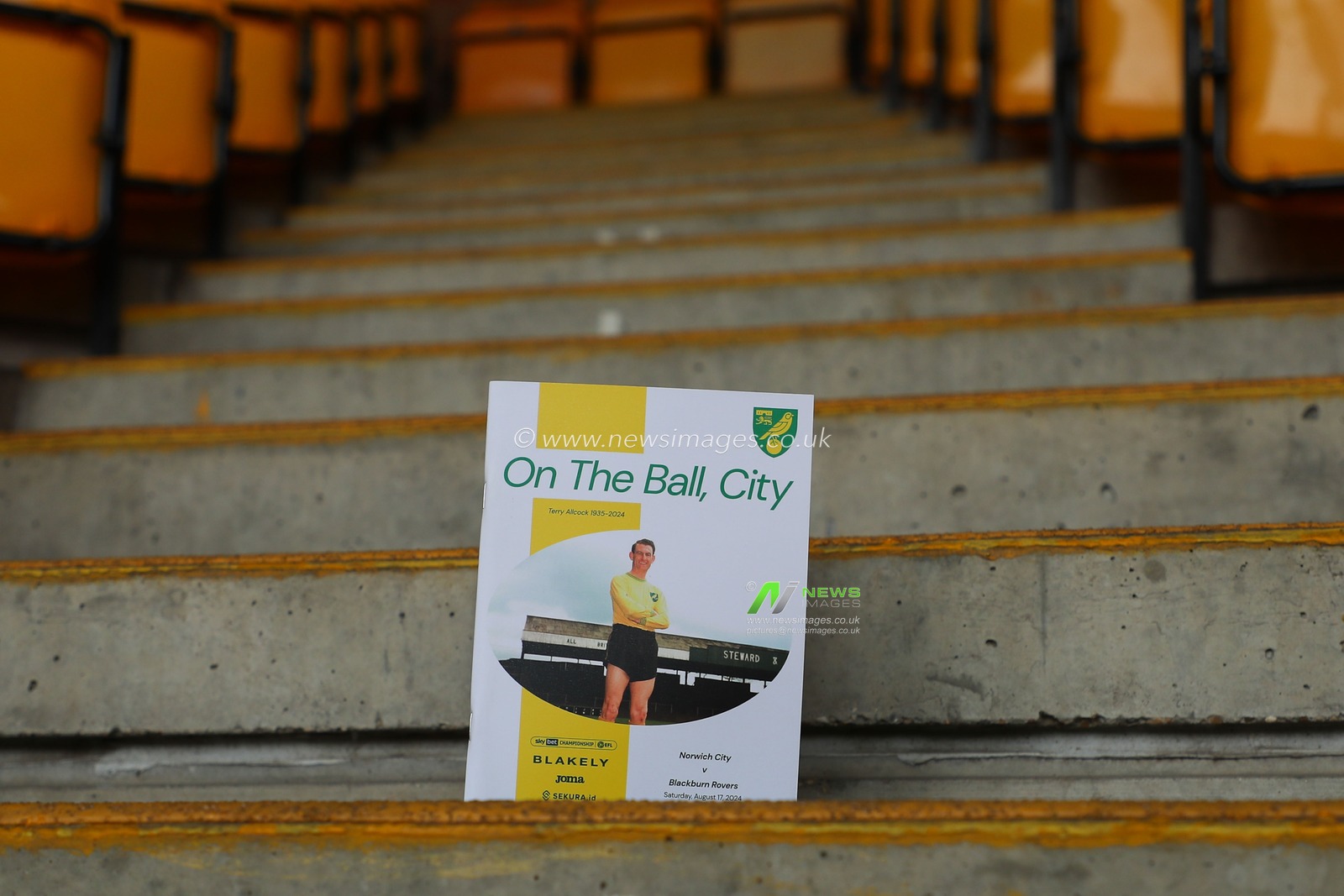 A detailed view of the detailed prior to the Sky Bet Championship match Norwich City vs Blackburn Rovers at Carrow Road, Norwich, United Kingdom, 17th August 2024

(Photo by Izzy Poles/News Images)