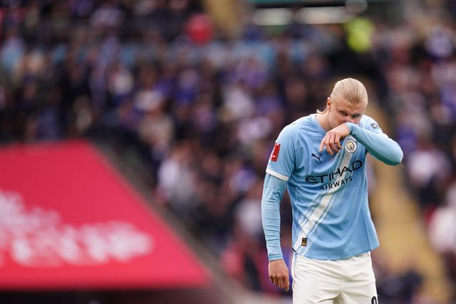 Erling Haaland of Manchester City during the Emirates FA Cup Final match Chelsea vs Manchester City at Wembley Stadium, London, United Kingdom on 16 May 2026

(Photo by Harvey Murphy/News Images)