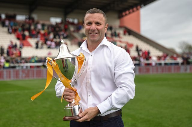 Willie Peters head coach of Hull KR with the Clive Sullivan Memorial Trophy during the Betfred Super League round 7 match Hull KR vs Hull FC at Sewell Group Craven Park, Hull, United Kingdom on 03 April 2026

(Photo by Mark Cosgrove/News Images)