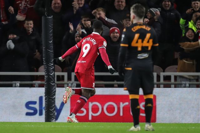Sky Bet Championship Middlesbrough v Hull City