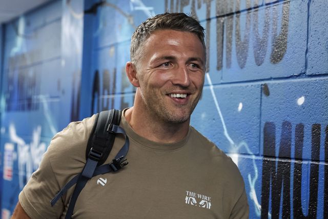 Sam Burgess head coach of Warrington Wolves arrives during the Betfred Super League round 23 match Warrington Wolves vs York Knights at The Halliwell Jones Stadium, Warrington, United Kingdom on 13 August 2026

(Photo by Mark Cosgrove/News Images)