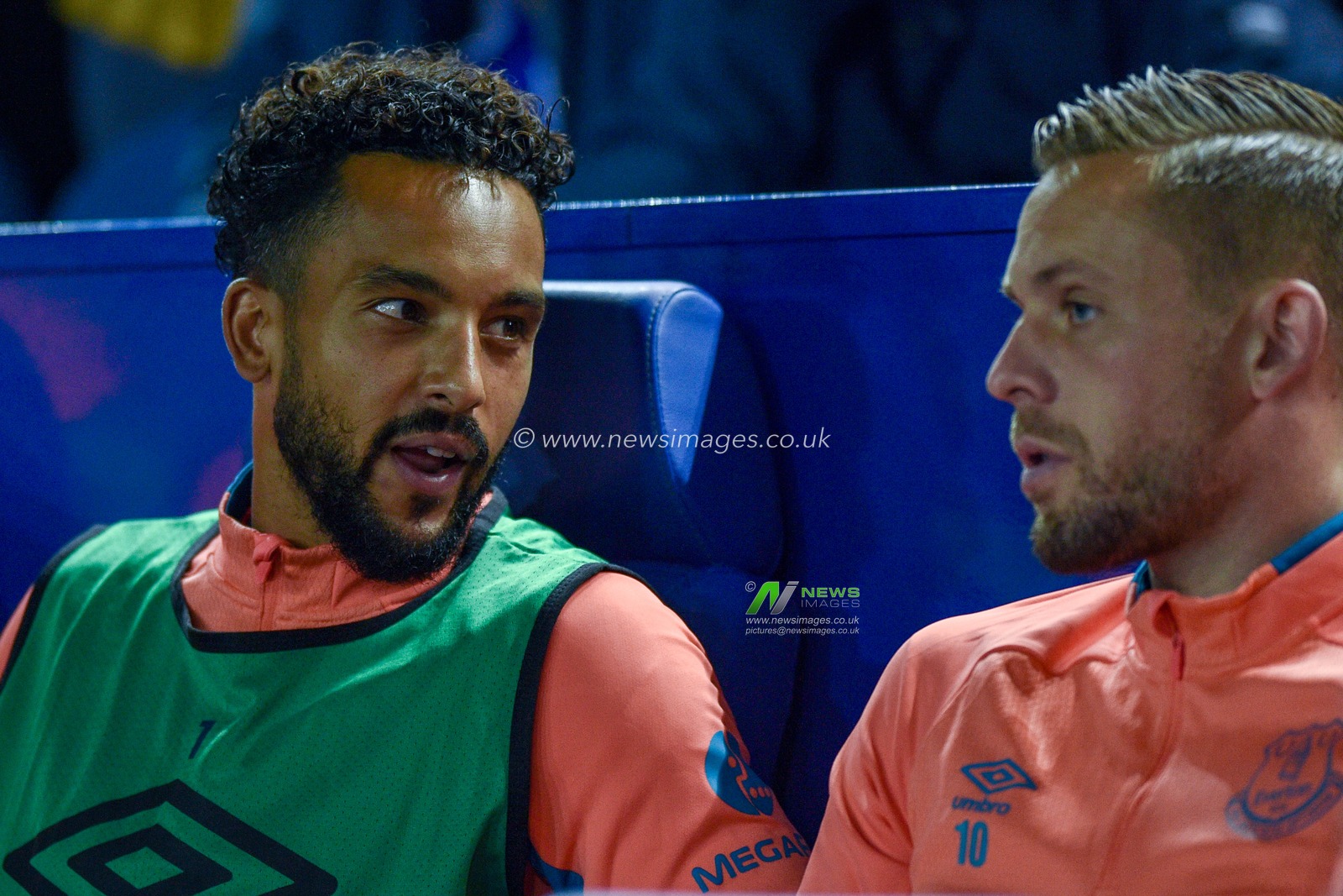 24th September 2019 , Hillsborough, Sheffield, England; EFL Carabao Cup Football, Third Round, Sheffield Wednesday vs Everton : On the bench England International Theo Walcott(11) of Everton prior to kick off.
Credit: Dean Williams/News Images, 

English Football League images are subject to DataCo Licence
