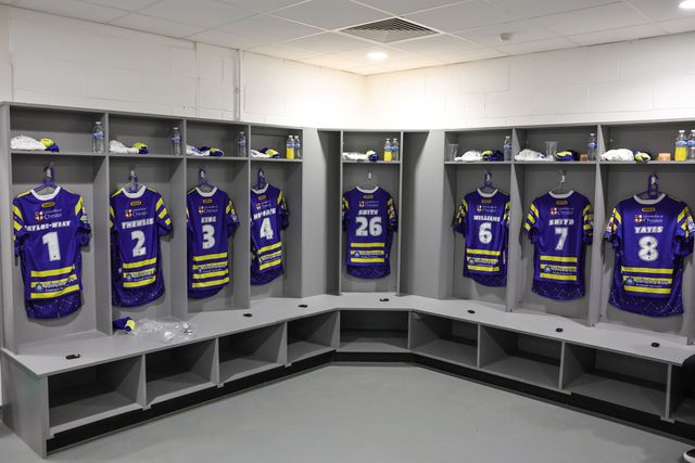 Warrington dressing room during the Betfred Super League Round 4 match York Knights vs Warrington Wolves at LNER Community Stadium, York, United Kingdom on 06 March 2026

(Photo by Mark Cosgrove/News Images)