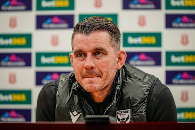 Matthew Bloomfield manager of Oxford United in the manager post-match press conference during the Sky Bet Championship match Stoke City vs Oxford United at Bet365 Stadium, Stoke On Trent, United Kingdom on 25 February 2026

(Photo by Maynard Manyowa/News Images)