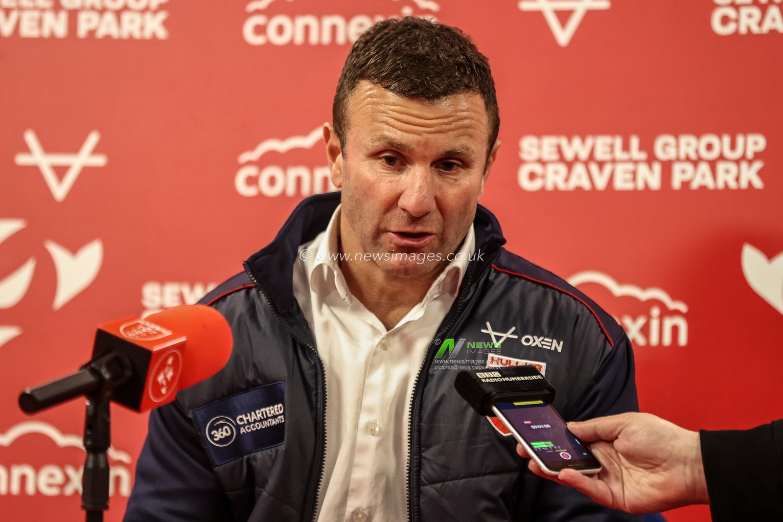 Willie Peters Head Coach of Hull KR speaks in the post match press conference during the Betfred Super League Round 3 Hull KR vs Salford Red Devils at Sewell Group Craven Park, Kingston upon Hull, United Kingdom, 27th February 2025

(Photo by Alfie Cosgrove/News Images)