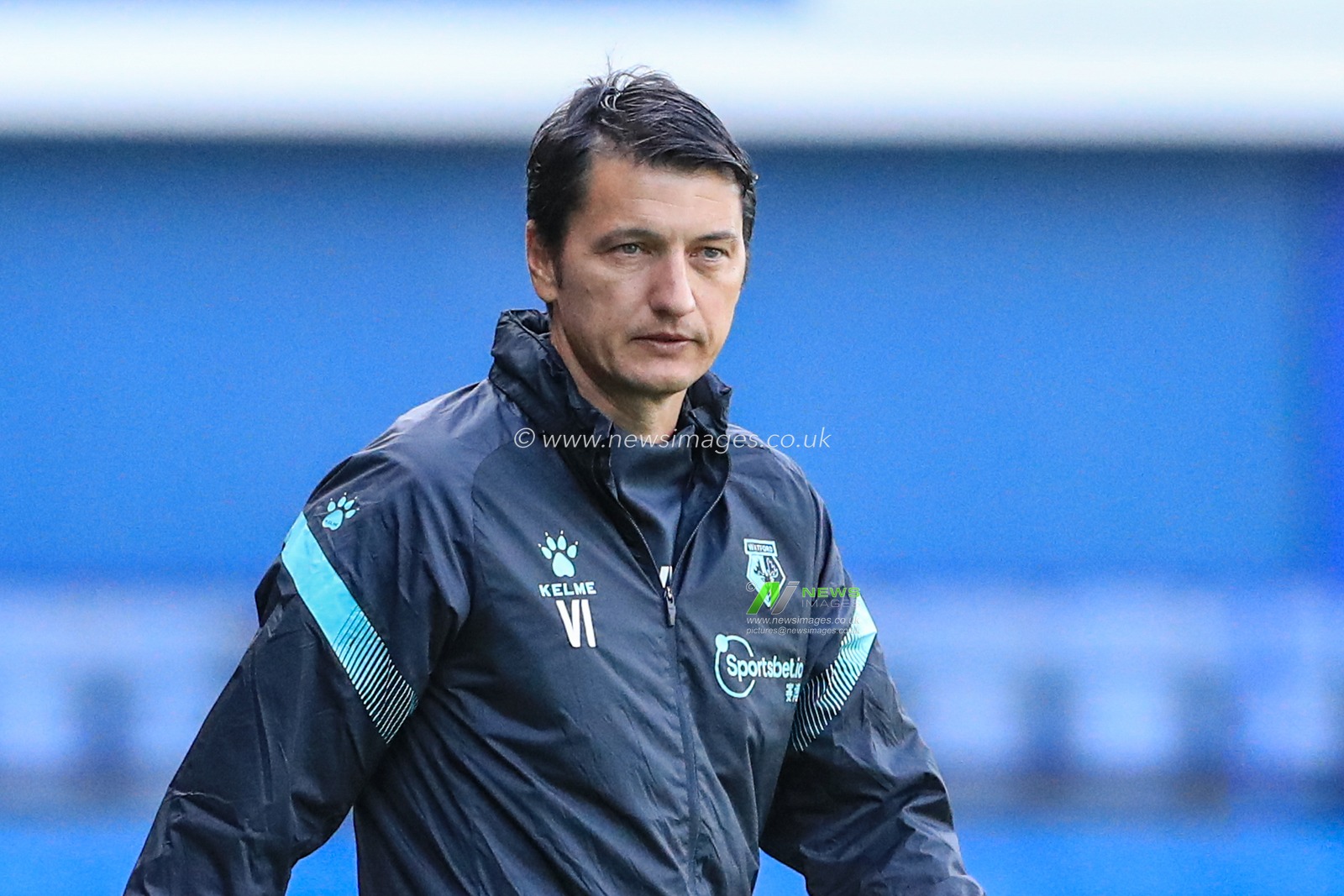 Vladimir Ivic manager of Watford walks back the the dressing room at hals time