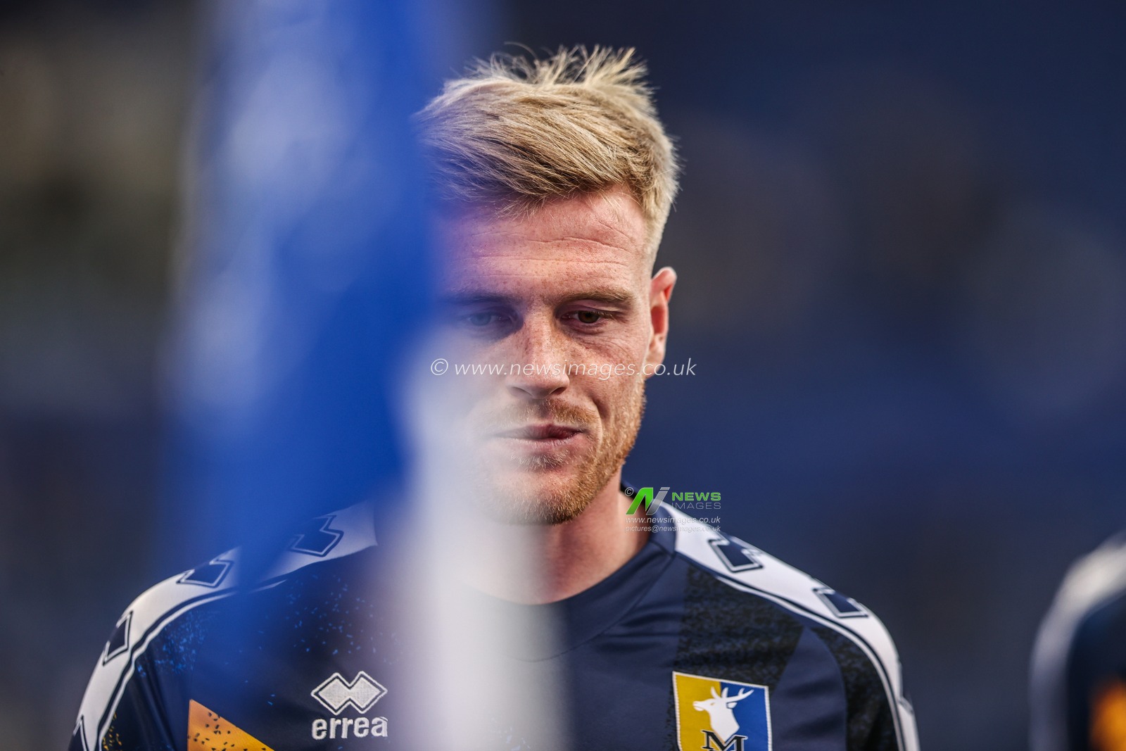Will Evans of Mansfield Town in the pregame warmup session during the Carabao Cup match Everton vs Mansfield Town at Hill Dickinson Stadium, Liverpool, United Kingdom, 27th August 2025

(Photo by Alfie Cosgrove/News Images)