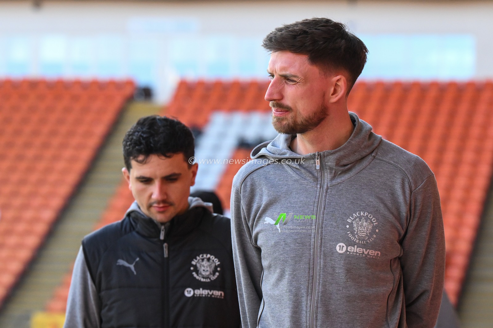 Jake Beesley of Blackpool arrives ahead of the Sky Bet League 1 match Blackpool vs Leyton Orient at Bloomfield Road, Blackpool, United Kingdom, 15th March 2025

(Photo by Craig Thomas/News Images)