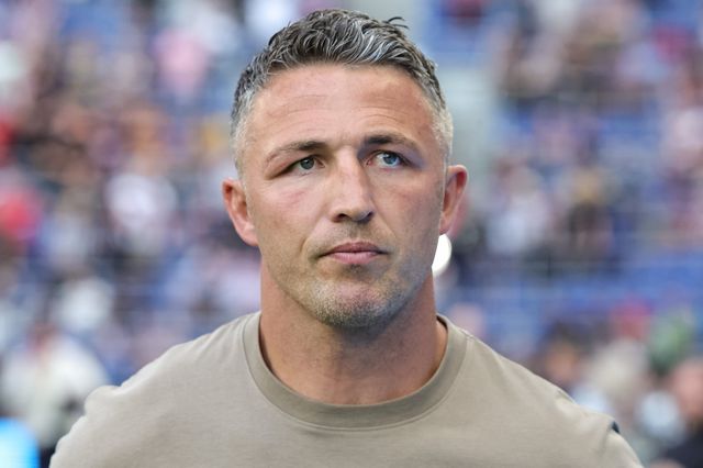Sam Burgess head coach of Warrington Wolves during the Betfred Super League Magic Weekend match Leigh Leopards vs Warrington Wolves at Hill Dickinson Stadium, Liverpool, United Kingdom on 04 July 2026

(Photo by Mark Cosgrove/News Images)