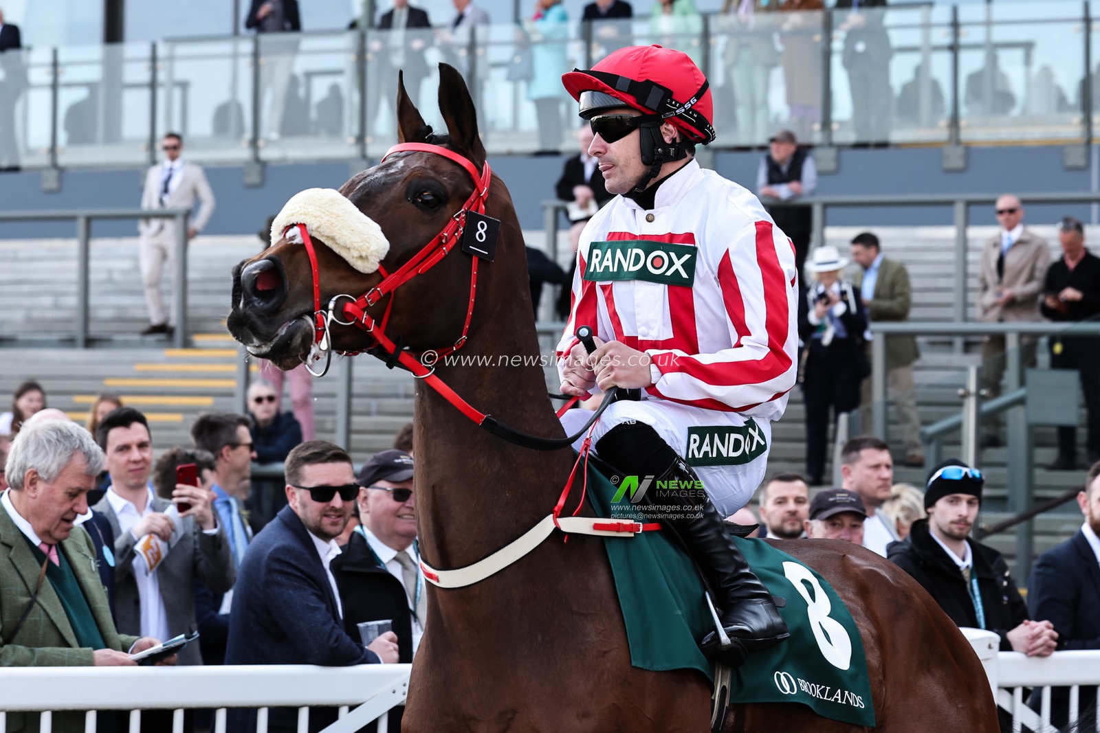 The Real Whacker ridden by Brain Hughes during the Randox Grand National 2025 Day 1 Opening Day at Aintree Racecourse, Liverpool, United Kingdom, 3rd April 2025

(Photo by Mark Cosgrove/News Images)