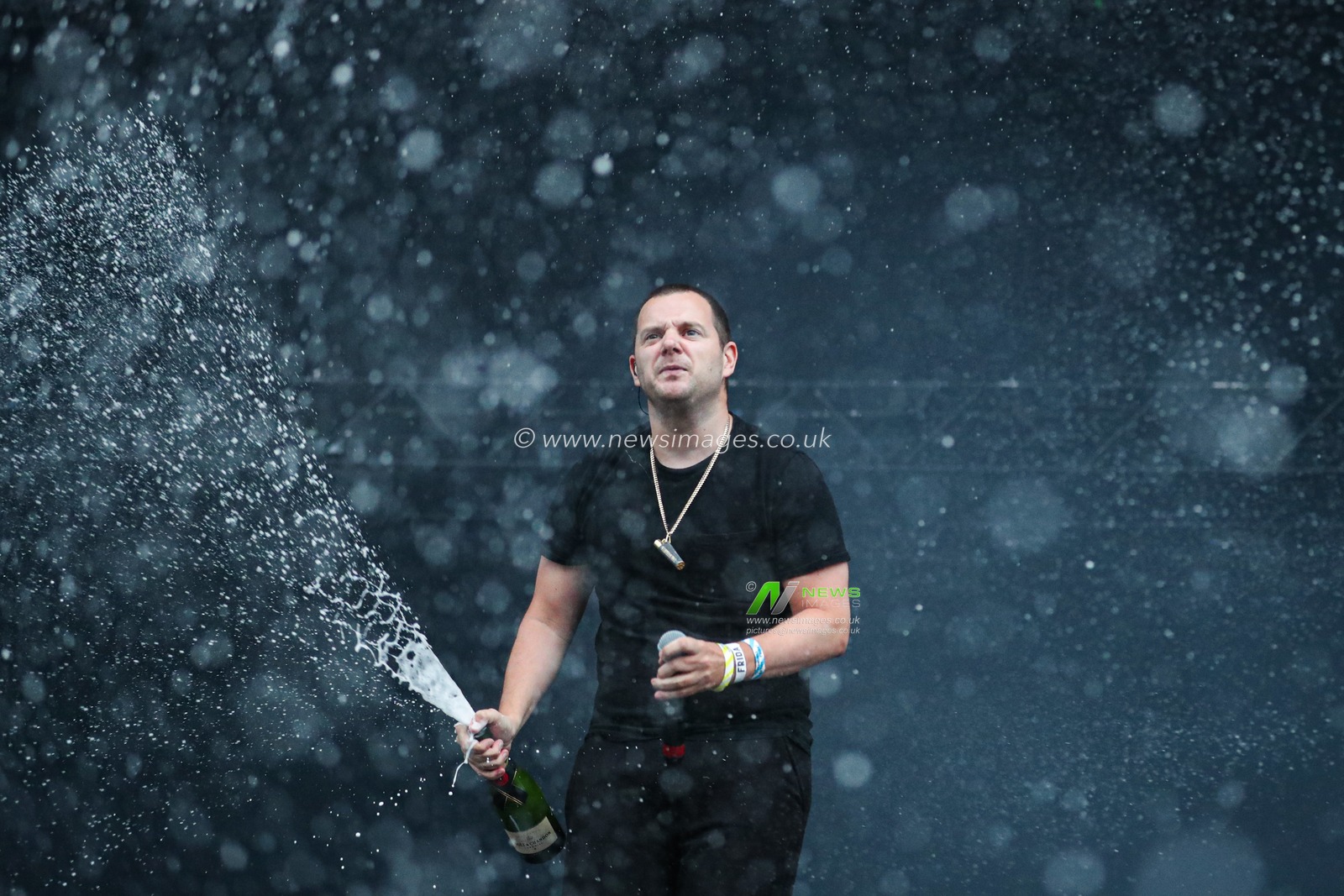 Mike Skinner of The Streets performs on the main stage during Day One of Tramlines Festival