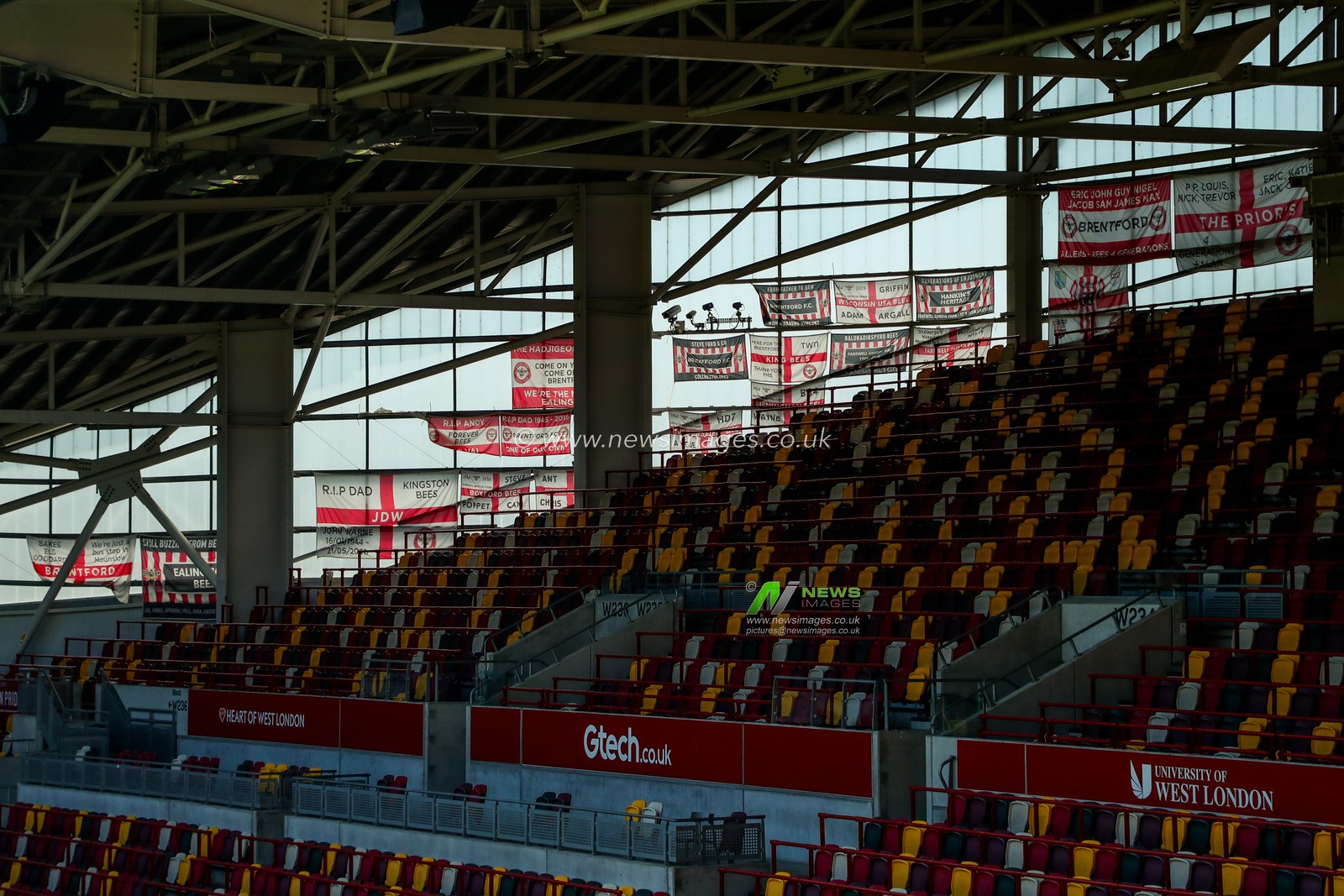A general view of The Gtech Community Stadium prior to the Premier League match Brentford vs Chelsea at The Gtech Community Stadium, London, United Kingdom, 6th April 2025

(Photo by Izzy Poles/News Images)