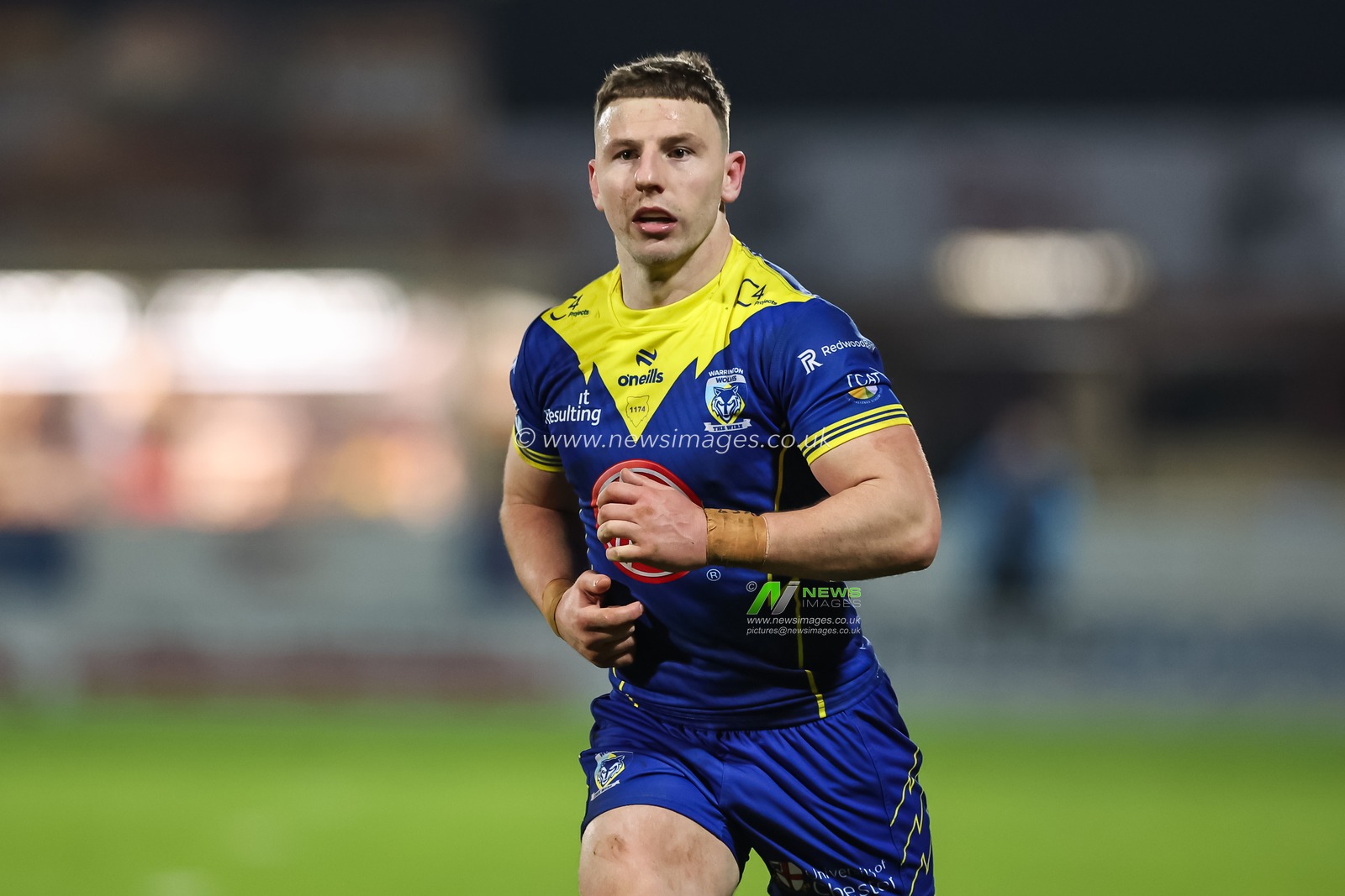 George Williams of Warrington Wolves during the Betfred Super League Round 4 match Hull KR vs Warrington Wolves at Sewell Group Craven Park, Kingston upon Hull, United Kingdom, 7th March 2024

(Photo by Mark Cosgrove/News Images)