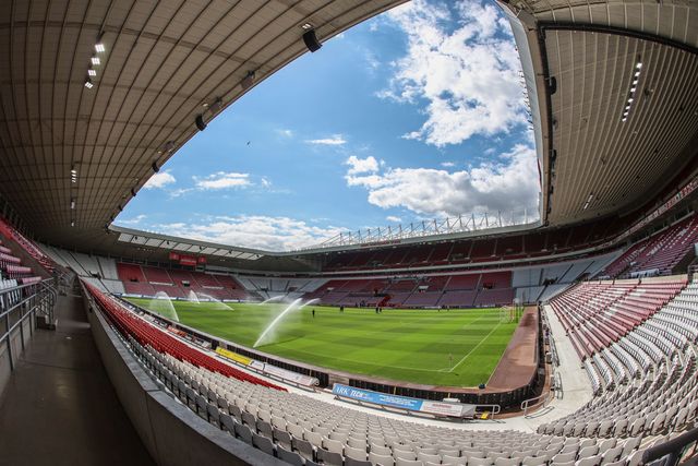 A general view of the Stadium of Light during the Pre-season friendly match Sunderland vs Real Betis at Stadium Of Light, Sunderland, United Kingdom, 2nd August 2025

(Photo by Alfie Cosgrove/News Images)