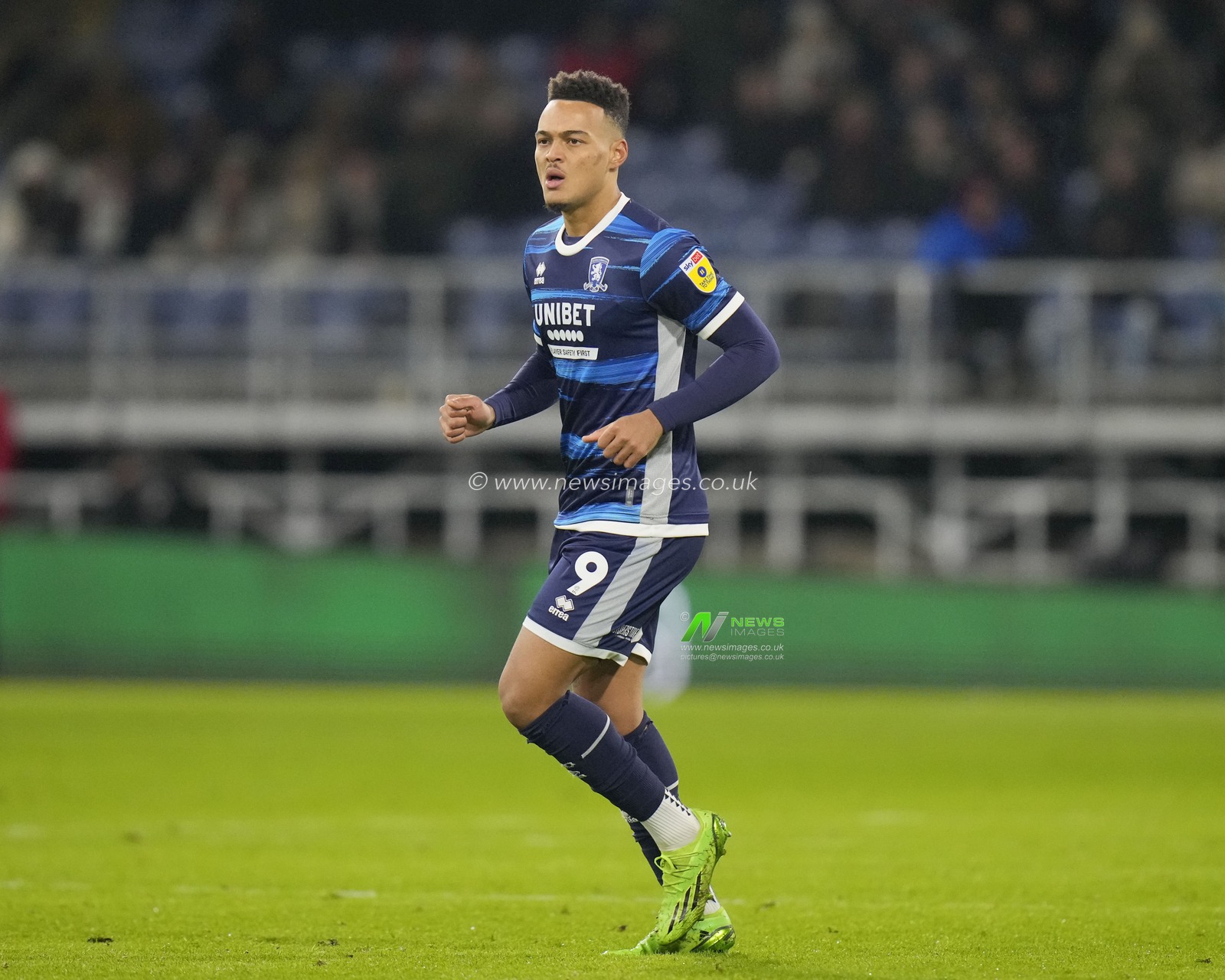 Rodrigo Muniz #9 of Middlesbrough during the Sky Bet Championship match Burnley vs Middlesbrough at Turf Moor, Burnley, United Kingdom, 17th December 2022

(Photo by Steve Flynn/News Images)