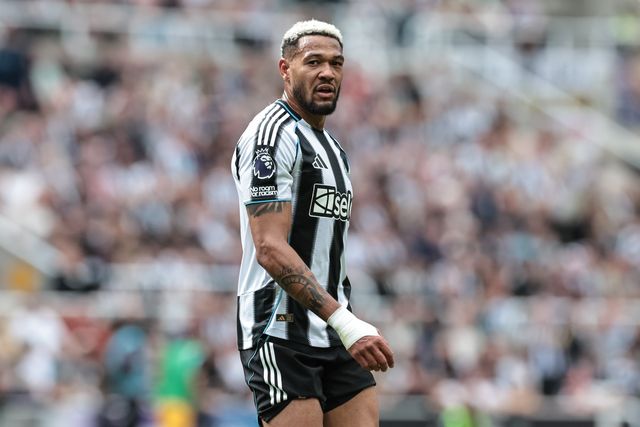 Joelinton of Newcastle United during the Premier League match Newcastle Untied vs Brighton & Hove Albion at St. James's Park, Newcastle, United Kingdom on 02 May 2026

(Photo by Mark Cosgrove/News Images)