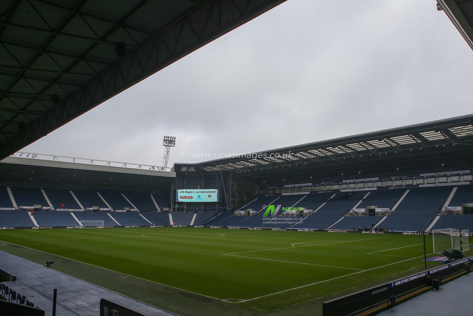 A general view inside of The Hawthorns, home of West Bromwich Albion ahead of the Sky Bet Championship match West Bromwich Albion vs Sunderland at The Hawthorns, West Bromwich, United Kingdom, 23rd April 2023

(Photo by Gareth Evans/News Images)