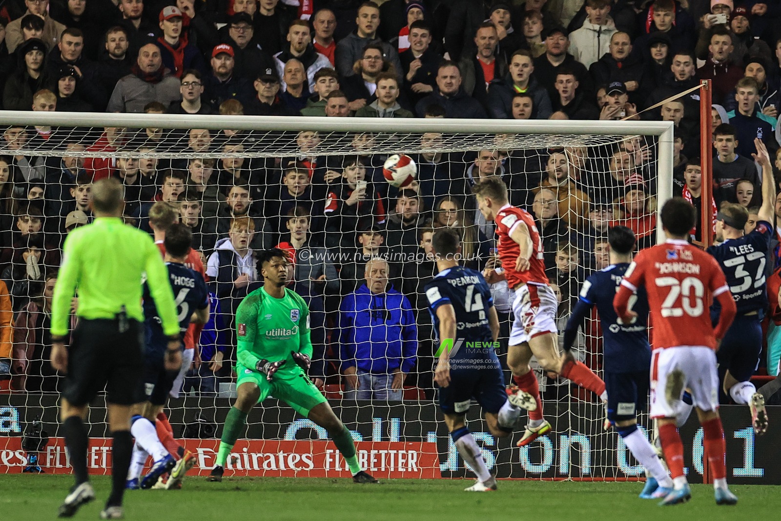 Ryan Yates #22 of Nottingham Forest scores to make it 2-1