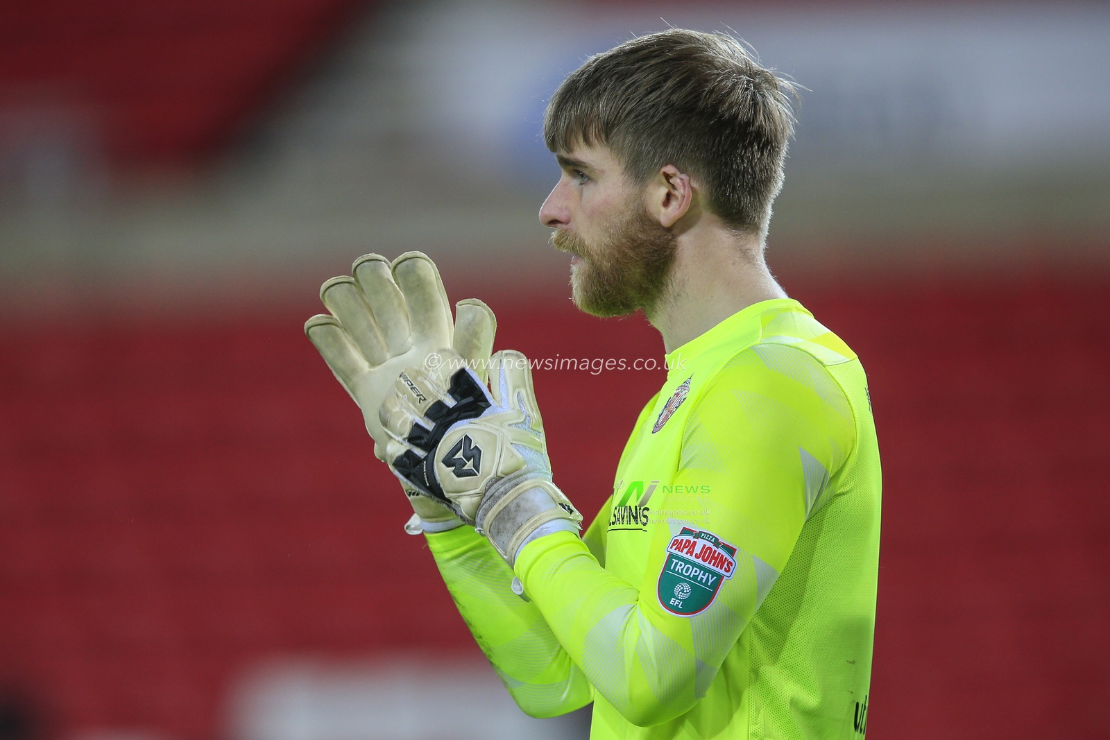Lee Burge #1 of Sunderland during the game
