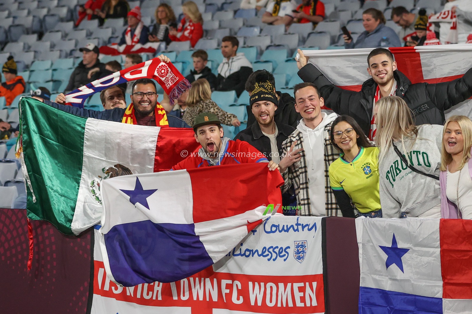 Fans arrive during the FIFA Women's World Cup 2023 Final match Spain Women vs England Women at Stadium Australia, Sydney, Australia, 20th August 2023

(Photo by Patrick Hoelscher/News Images)