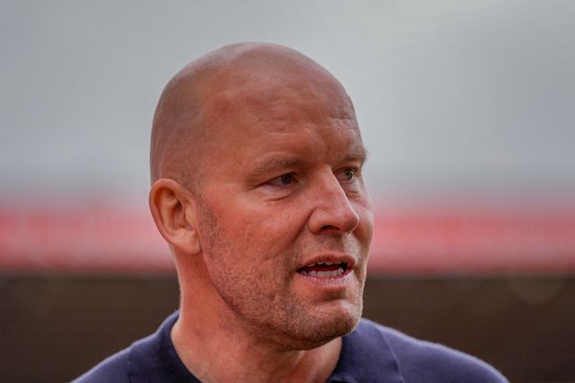 Henrik Pedersen manager of Sheffield Wednesday arrives at the stadium prior to kick off during the Sky Bet Championship match Stoke City vs Sheffield Wednesday at Bet365 Stadium, Stoke On Trent, United Kingdom on 03 April 2026

(Photo by Maynard Manyowa/News Images)