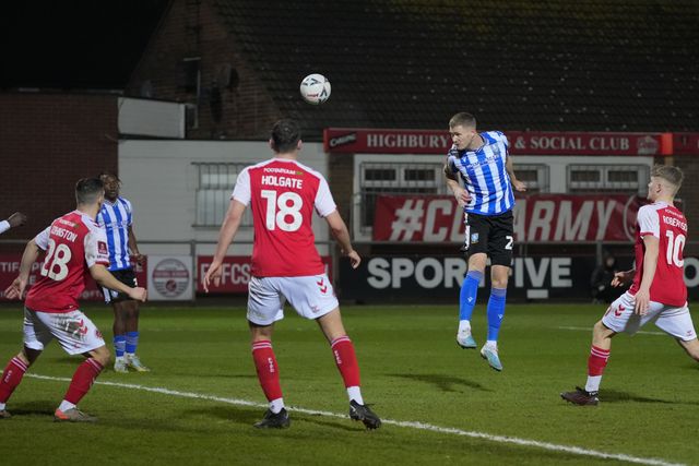 Emirates FA Cup Fourth Round Reply Fleetwood Town v Sheffield Wednesday