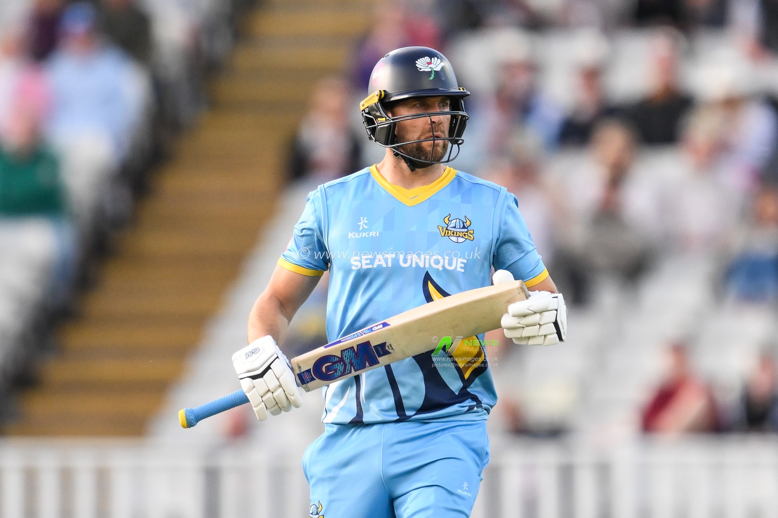 Dawid Malan of Yorkshire Vikings during the Vitality Blast match Birmingham Bears vs Lancashire Lightning at Edgbaston, Birmingham, United Kingdom, 14th June 2024

(Photo by Craig Thomas/News Images)
