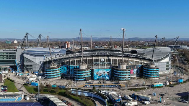 An aerial view of The Etihad Stadium during the Premier League match Manchester City vs Nottingham Forest at Etihad Stadium, Manchester, United Kingdom on 04 March 2026

(Photo by Mark Cosgrove/News Images)