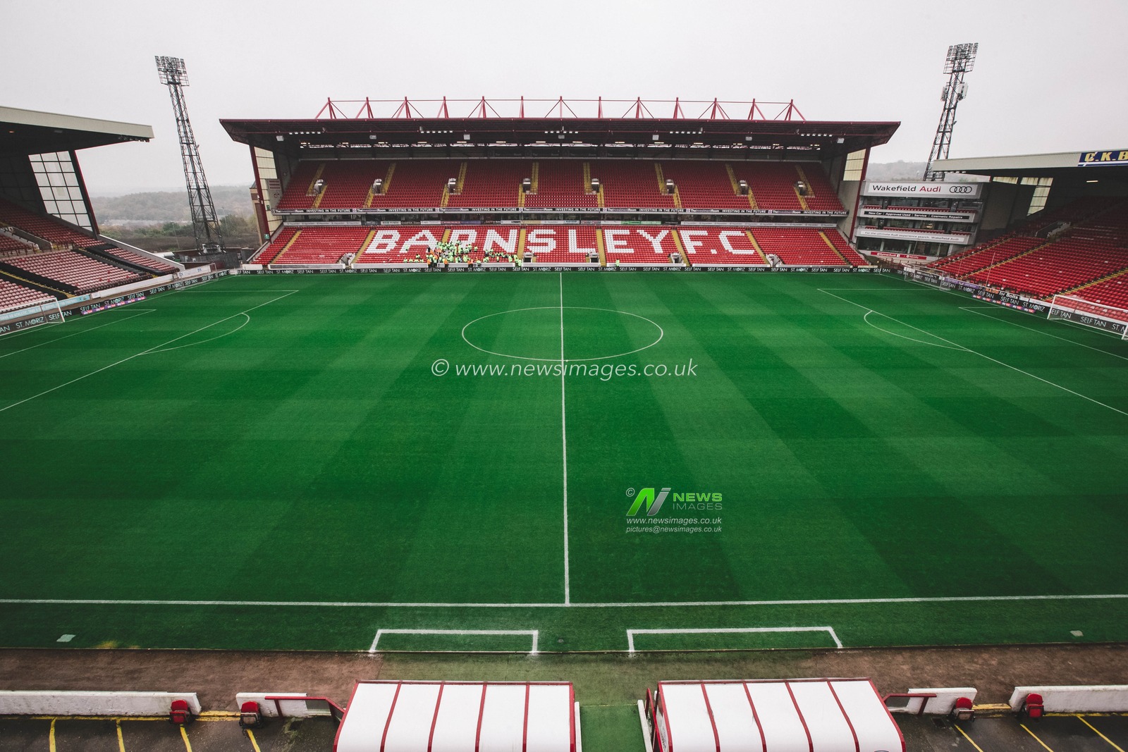 General view inside Oakwell Stadium ahead of the Sky Bet League 1 match Barnsley vs Forest Green Rovers at Oakwell, Barnsley, United Kingdom, 29th October 2022

(Photo by James Heaton/News Images)