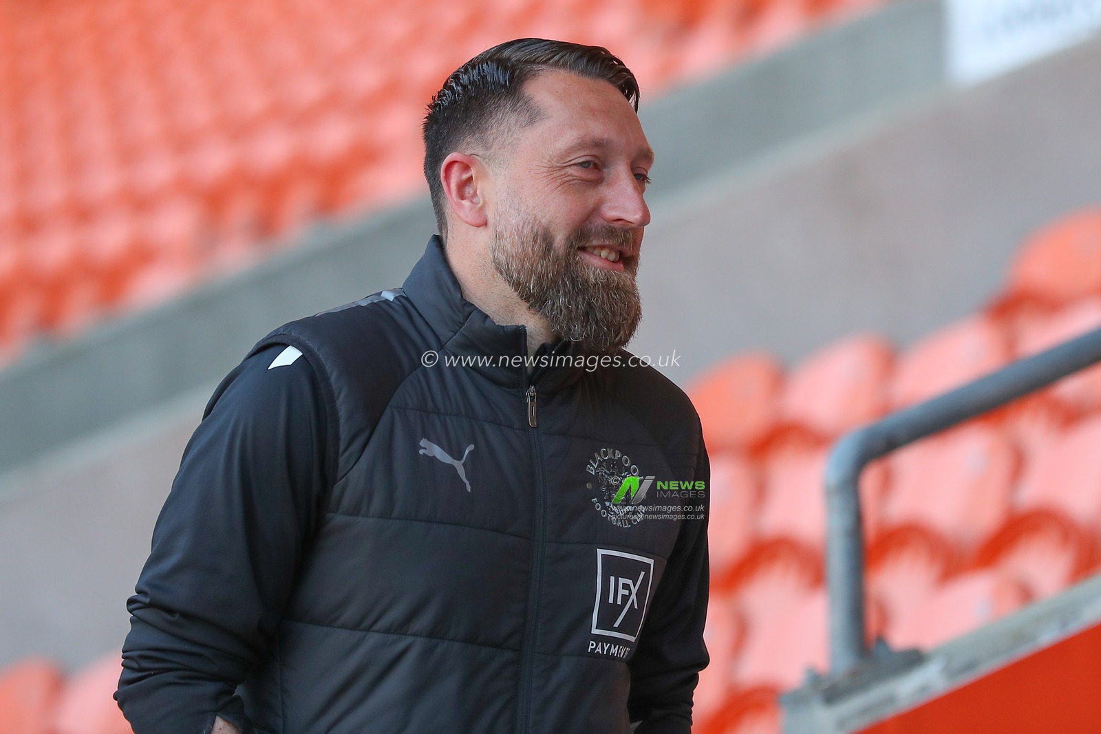 Stephen Dobbie interim head coach of Blackpool arrives ahead of the Sky Bet Championship match Blackpool vs Millwall at Bloomfield Road, Blackpool, United Kingdom, 28th April 2023

(Photo by Gareth Evans/News Images)