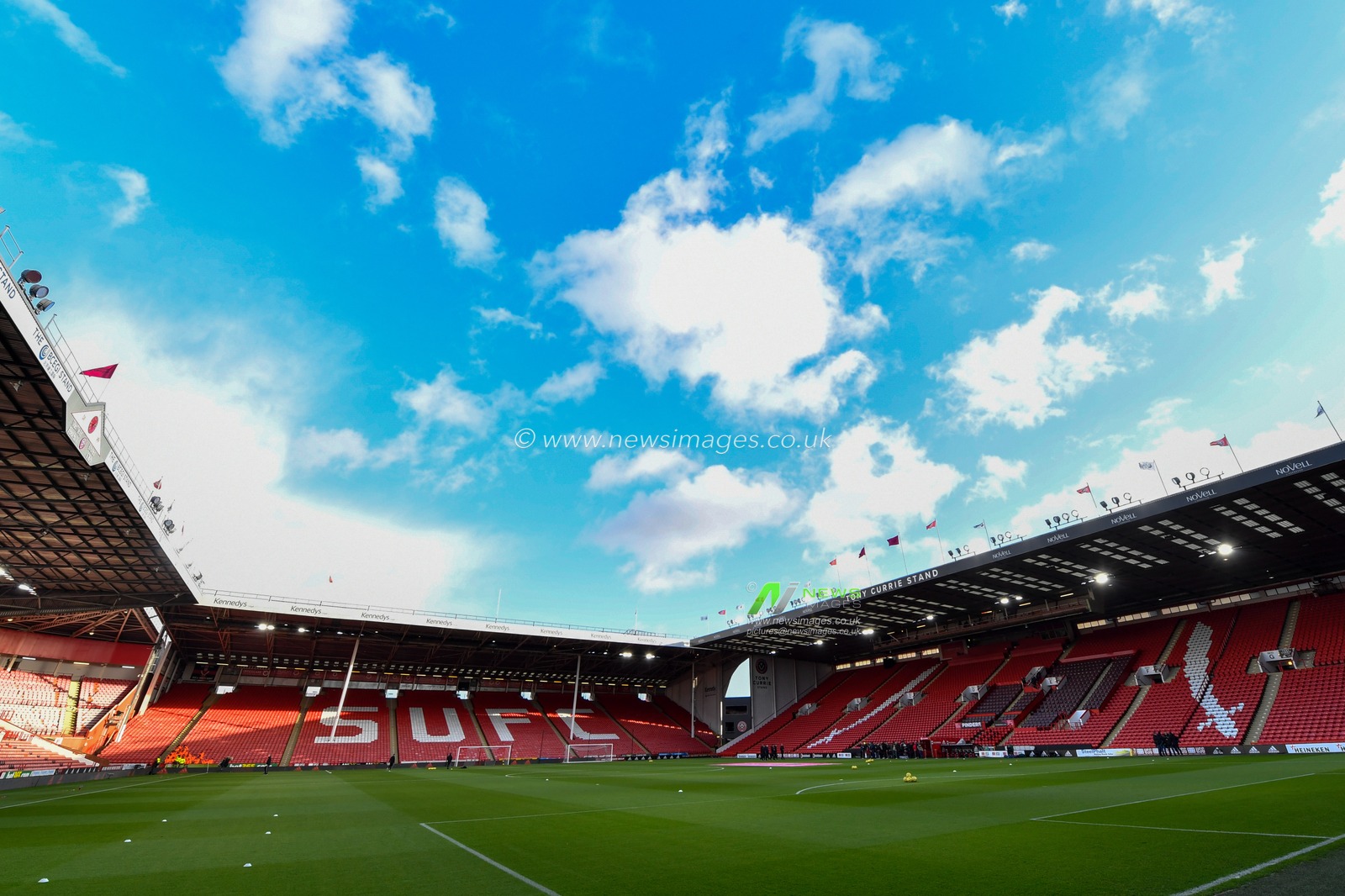 14th December 2019, Bramall Lane, Sheffield, England; Premier League, Sheffield United v Aston Villa : A general view of Bramall Lane, the home of Sheffield United

Credit: Simon Whitehead/News Images