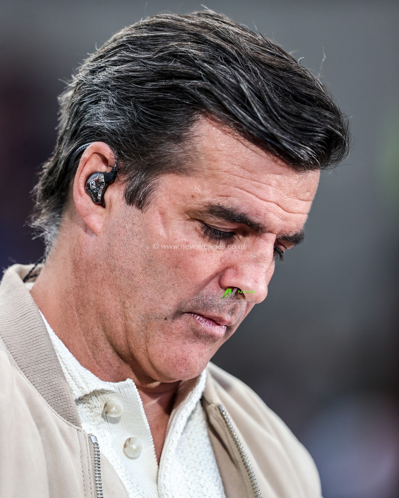 Sky Sports Rugby League presenter Brian Carney during the Betfred Super League round 10 match Leeds Rhinos vs Wakefield Trinity at AMT Headingley Stadium, Leeds, United Kingdom on 01 May 2026

(Photo by Alfie Cosgrove/News Images)