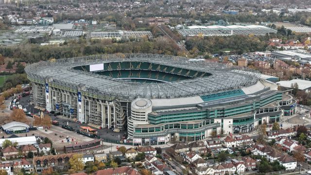 A general aerial view of The Allianz Stadium ahead of the Quilter Nations Series 2025 match England vs Fiji at Allianz Stadium, Twickenham, United Kingdom, 8th November 2025

(Photo by Mark Cosgrove/News Images)

*** GER AUT SUI OUT ***