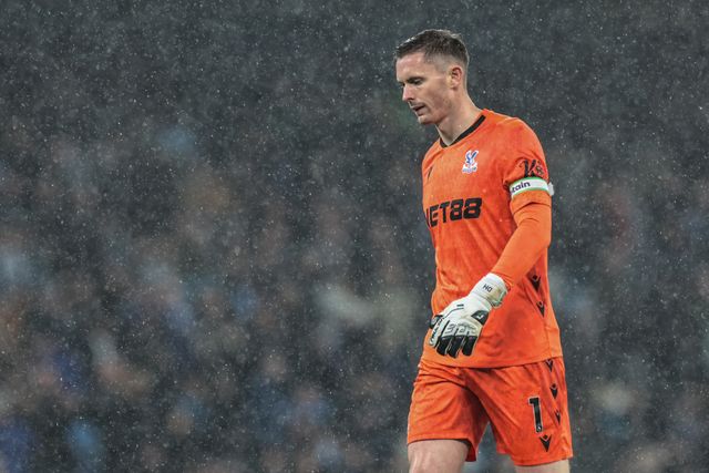 Crystal Palace goalkeeper Dean Henderson during the Premier League match Manchester City vs Crystal Palace at Etihad Stadium, Manchester, United Kingdom on 13 May 2026

(Photo by Mark Cosgrove/News Images)