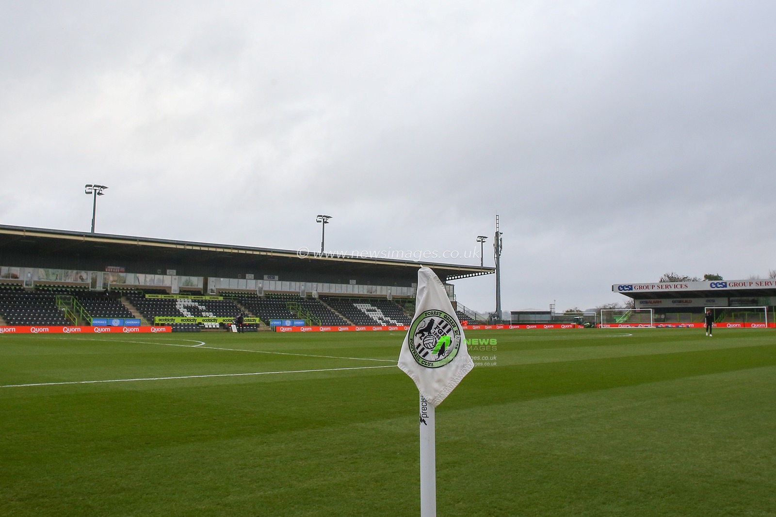 General view inside of The New Lawn, home of Forest Green Rovers ahead of the Sky Bet League 1 match Forest Green Rovers vs Cambridge United at The New Lawn, Nailsworth, United Kingdom, 3rd December 2022

(Photo by Gareth Evans/News Images)