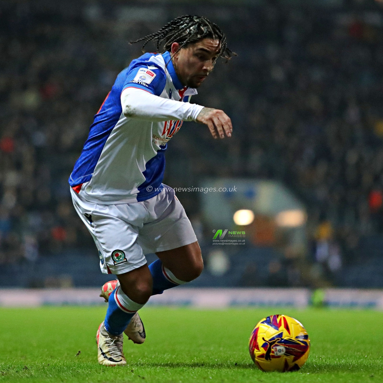 Tyrhys Dolan of Blackburn Rovers during the Sky Bet Championship match Blackburn Rovers vs Portsmouth at Ewood Park, Blackburn, United Kingdom, 15th January 2025

(Photo by Sam Eaden/News Images)