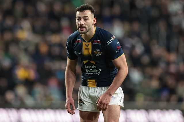 Jake Connor of Leeds Rhinos during the Betfred Super League Round 2 match Leeds Rhinos vs York Knights at AMT Headingley Stadium, Leeds, United Kingdom on 20 February 2026

(Photo by Mark Cosgrove/News Images)