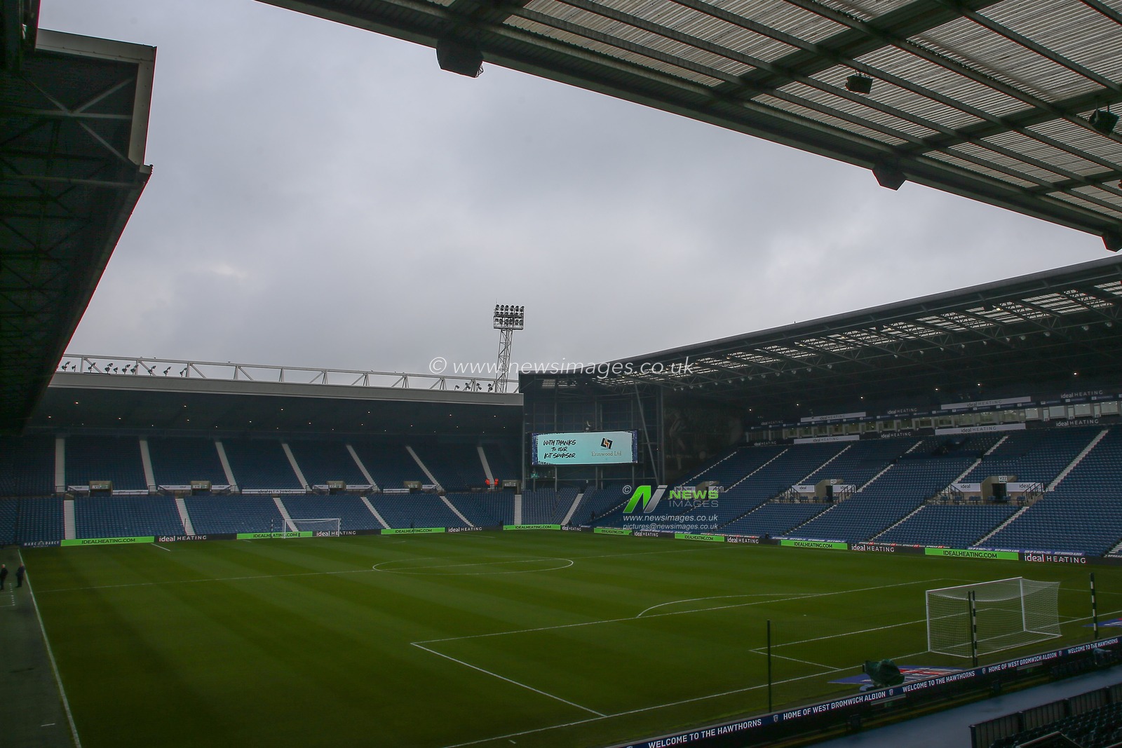 A general view inside of The Hawthorns, home of West Bromwich Albion ahead of the Sky Bet Championship match West Bromwich Albion vs Sunderland at The Hawthorns, West Bromwich, United Kingdom, 23rd April 2023

(Photo by Gareth Evans/News Images)