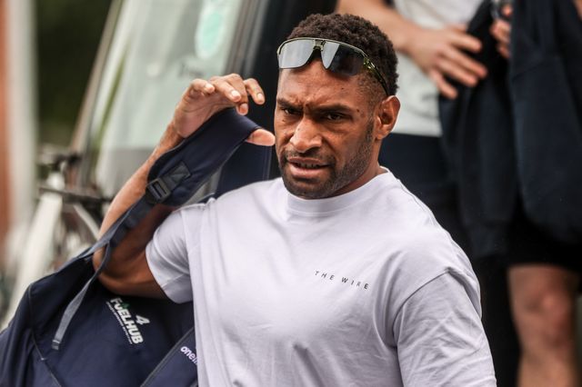 Rodrick Tai of Warrington Wolves during the Betfred Super League Round 11 match Wakefield Trinity vs Warrington Wolves at DIY Kitchens Stadium, Wakefield, United Kingdom, 18th May 2025

(Photo by Alfie Cosgrove/News Images)